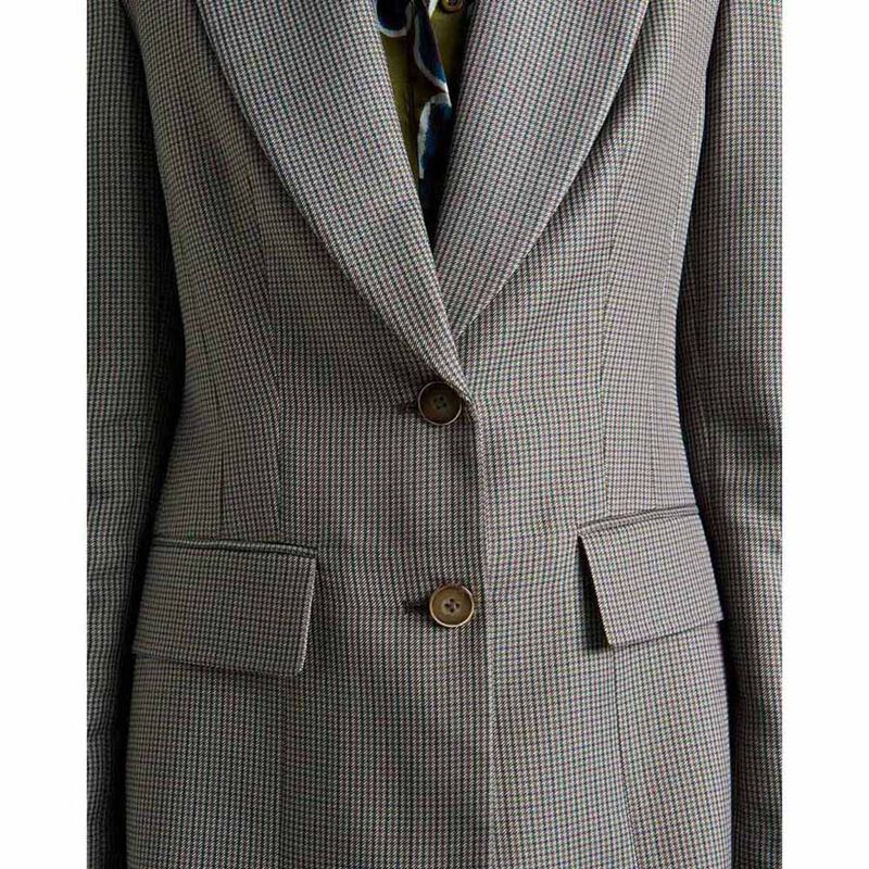 Cue European Micro Check Blazer image number 2